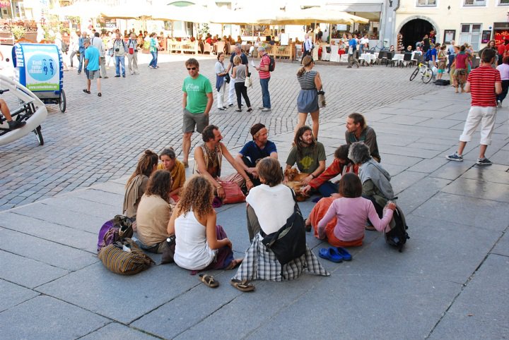 rainbow talking circle